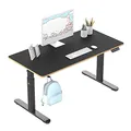 Weiteres Produktbild Dětský pracovní stůl, elektricky nastavitelná výška, černá deska, 120X60 cm, 55-81 cm, PU