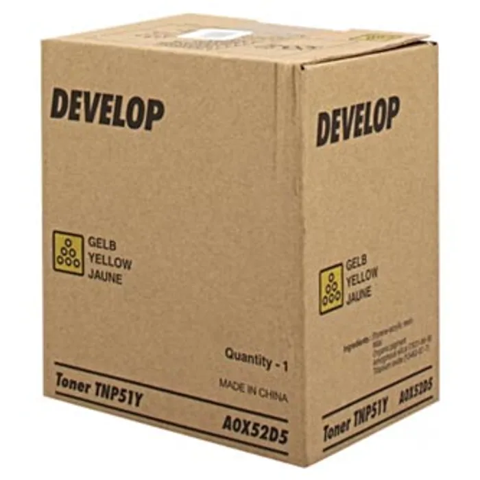 Hauptbild des Produkts Develop originální toner A0X52D5, yellow, 5000str., TNP51Y, Develop Ineo +3110, O