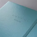 "Conceptum" Notizbuch 2016, A6, wöchentlich, Hartdeckel, SIGEL, petroleumblau metallic