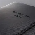 "Conceptum" Notizbuch, schwarz, A5, täglich, 2017, Hardcover, SIGEL