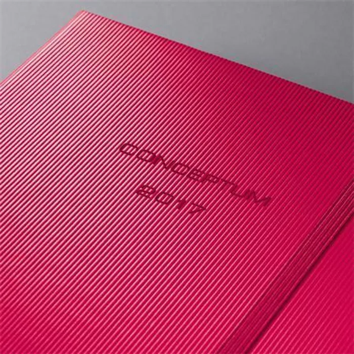 Hauptbild des Produkts Diář "Conceptum" metalická červená Cherry, A5, týdenní, 2017, tvrdé desky, SIGEL