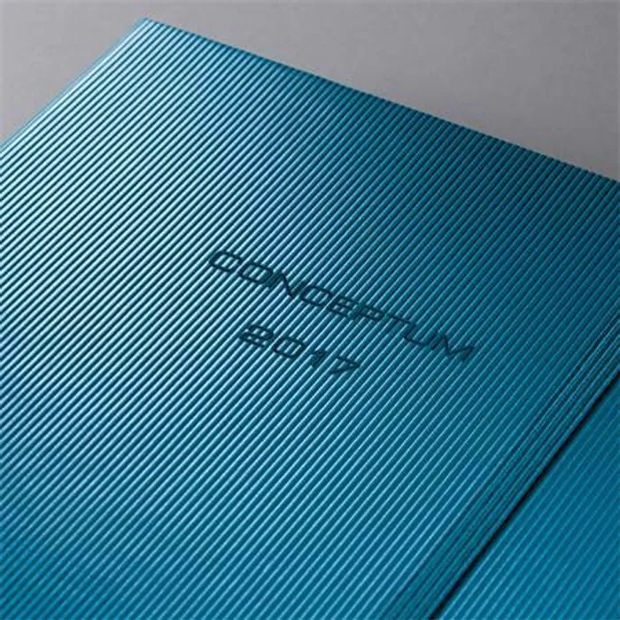 Hauptbild des Produkts Diář "Conceptum" metalická modrá Ocean, A6, týdenní, 2017, tvrdé desky, SIGEL