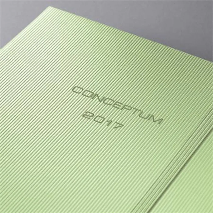 Hauptbild des Produkts Diář "Conceptum" metalická zelená Fresh, A5, týdenní, 2017, tvrdé desky, SIGEL