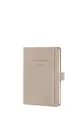 "Conceptum" Notizbuch, hellbraun, A6, wöchentlich, 2018, Hardcover, SIGEL