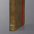 "Conceptum Vintage" 2016 Tagebuch, A5, wöchentlich, Hartcover, SIGEL, braun
