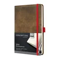 Weiteres Produktbild "Conceptum Vintage" 2016 Tagebuch, A5, wöchentlich, Hartcover, SIGEL, braun