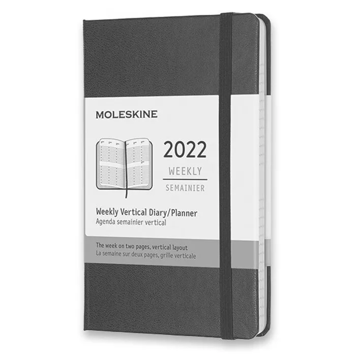 Hauptbild des Produkts Diář Moleskine 2022 - tvrdé desky S, týdenní, vertikální, černý