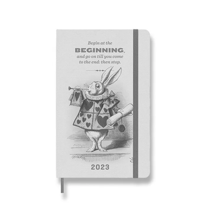 Hauptbild des Produkts Diář Moleskine 2023 Alice Rabbit, tvrdé desky L, týdenní