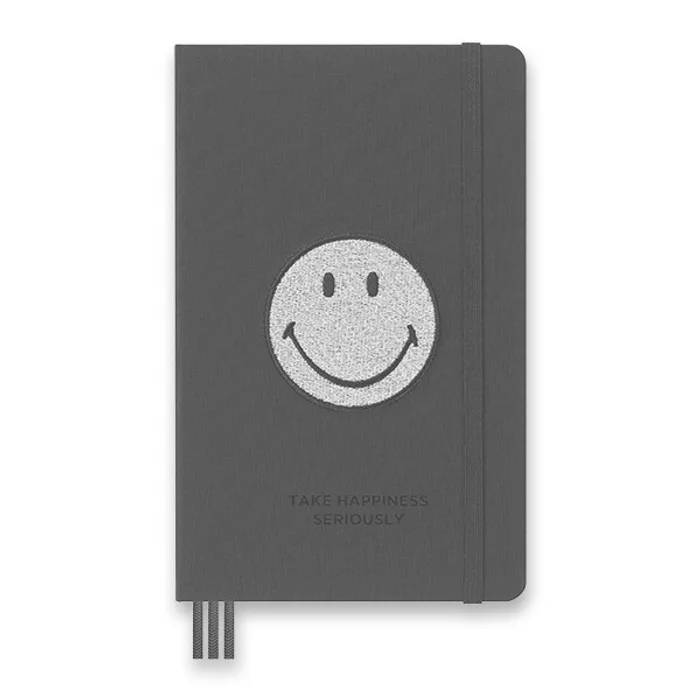 Hauptbild des Produkts Diář Moleskine 2023 SMILEY, tvrdé desky L, nedatovaný, černý