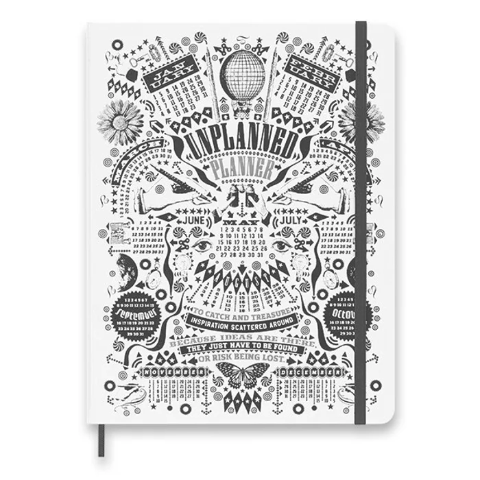 Hauptbild des Produkts Diář Moleskine Uni Lorenzo Petrantoni - tvrdé desky XL, nedatovaný