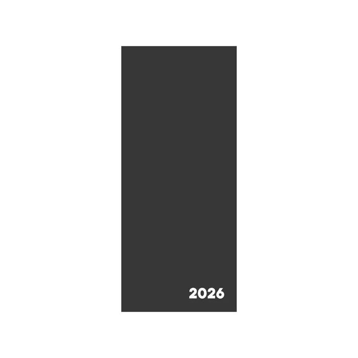 Hauptbild des Produkts Diář PVC měsíční 2026 Black
