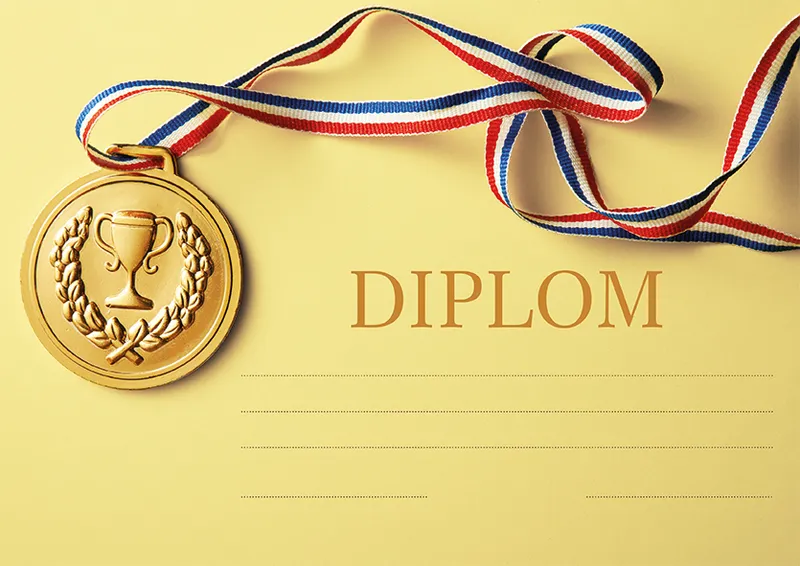 Hauptbild des Produkts Diplom A4 Medaile