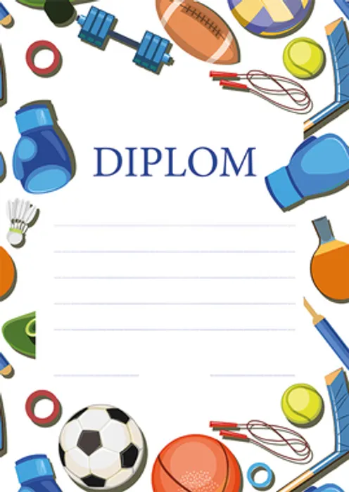 Hauptbild des Produkts Diplom A4 Sportovní hry