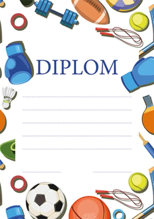 Hauptbild des Produkts Diplom A5 Sportovní hry