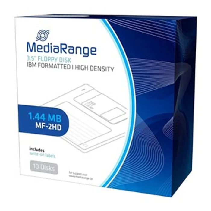 Hauptbild des Produkts Disketa Mediarange 3,5"/ 1.44 MB/ IBM, paper box, MR200, 10-pack