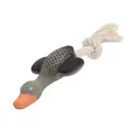 Wildgans MINI mit Baumwollseil, mit Sound, 22cm, grau, rosa, HipHop