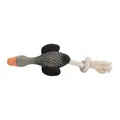 Wildgans MINI mit Baumwollseil, mit Sound, 22cm, grau, rosa, HipHop