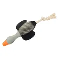 Wildgans am Baumwollseil mit Sound 24/37 cm, Latex, HipHop