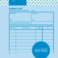 Weiteres Produktbild Dodací list, A6, 100 listů 1045