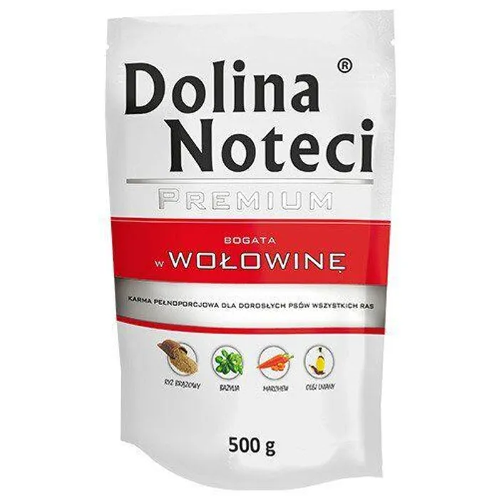 Hauptbild des Produkts DOLINA NOTECI PREMIUM hovězí kapsička pro psy 500 g