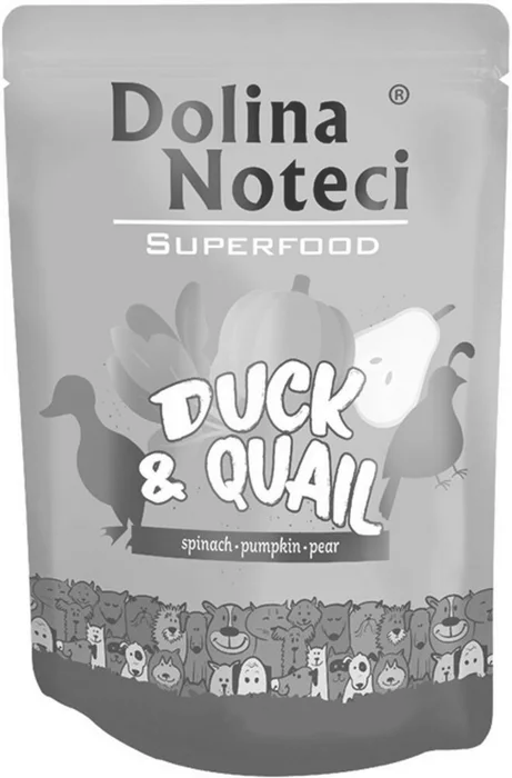 Hauptbild des Produkts DOLINA NOTECI SUPERFOODS kachna a křepelka pro psy 300 g