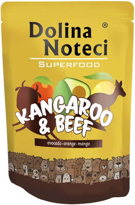Hauptbild des Produkts DOLINA NOTECI SUPERFOODS klokan a hovězí kapsička pro psy 300 g