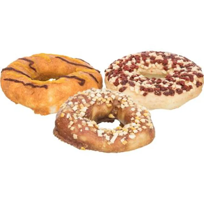 Hauptbild des Produkts Donuts, buvolí kroužky s příchutí kachna/treska/kuře [50] , o 10 cm