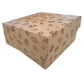 Tortenschachtel KRAFT mit Motiv 28x28x11 cm [50 Stück]