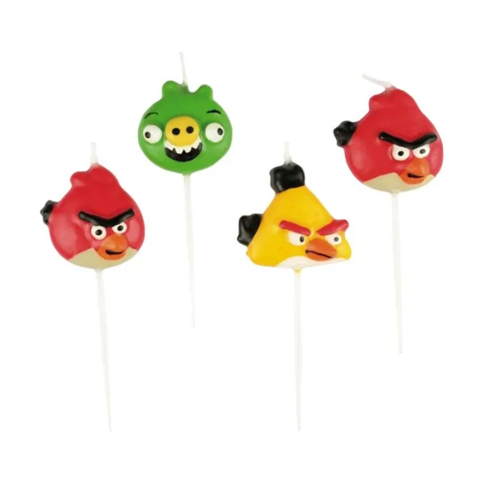 Hauptbild des Produkts Dortové svíčky Angry Birds, mix motivů [4 ks]