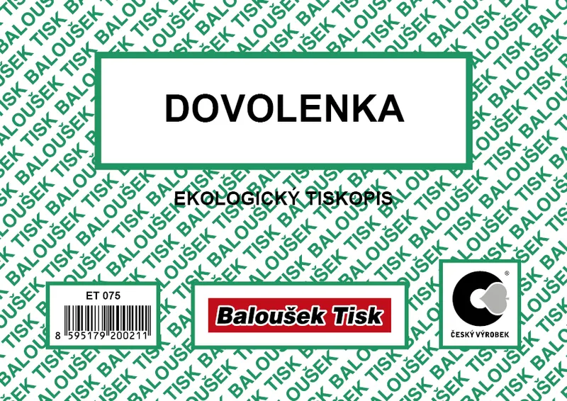 Hauptbild des Produkts Dovolenka A6 ET075