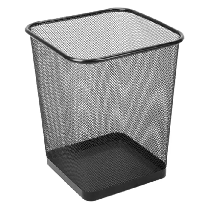 Hauptbild des Produkts Drátěný koš hranatý, černý 20l