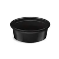 Dressingbecher (PP) schwarz durchmesser 70mm 50ml [50 St.]