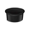 Dressingbecher (PP) schwarz durchmesser 70mm 80ml [50 St.]