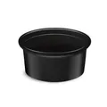 Dressingbecher (PP) schwarz durchmesser 70mm 80ml [50 St.]