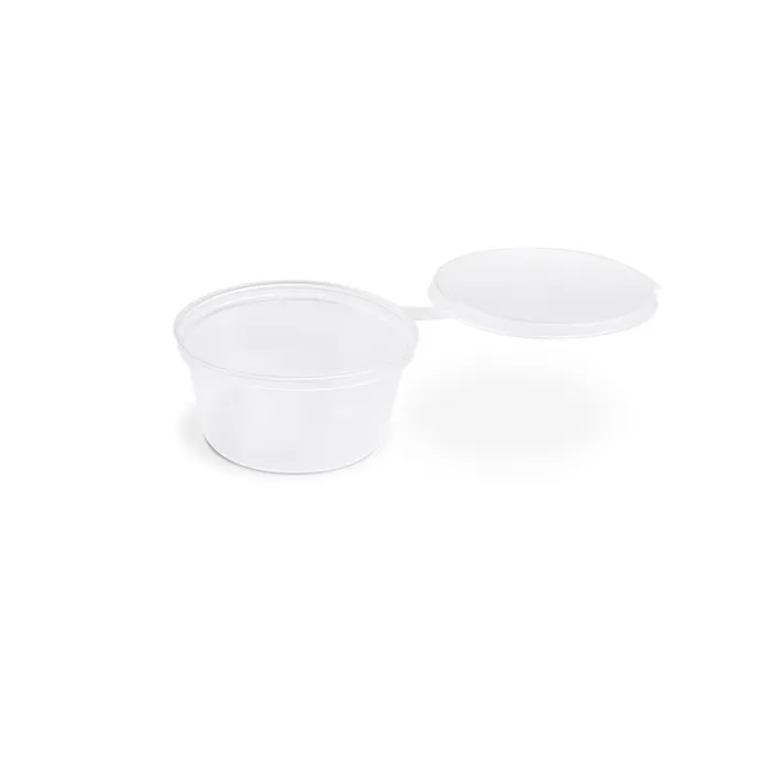 Hauptbild des Produkts Dresinková miska (PP) s víčkem průhledná průměr 50mm 30ml [100 ks]