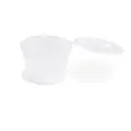 Dressingbecher (PP) mit Deckel klar Durchmesser 70mm 120ml [50 St.]
