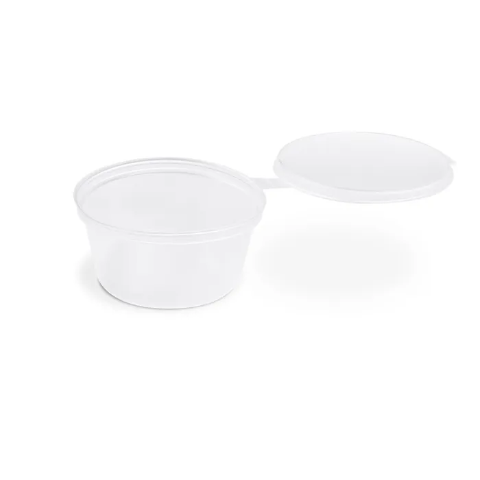Hauptbild des Produkts Dresinková miska (PP) s víčkem průhledná průměr 70mm 80ml [50 ks]