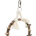 Weiteres Produktbild Holzschaukel aus Naturholz 22x29 cm