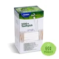 Zahnstocher aus Holz durchmesser 2 x 65 mm einzeln in Papier verpackt [1000 St.]