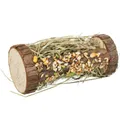 Weiteres Produktbild Holzturm mit Bergwiesenheu 13x17x13 cm 110 g