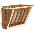 Weiteres Produktbild Holzkrippe für Heu mit Käfighalter 20 x 15 x 17 cm