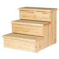 Holztreppe für kleine Hunde und Katzen, max. 50kg 40x38x45cm