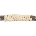 Mit Strohgeflecht umwickelte Holzstäbe, 15 x 3 cm