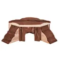 Weiteres Produktbild THORDIS Eckholzhaus für Chinchilla, Meerschweinchen 35 x 15 x 37/37 cm
