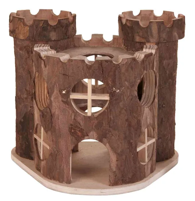 Hauptbild des Produkts Dřevěný hrad MATTI pro hlodavce 17x15x12cm TRIXIE