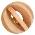 Weiteres Produktbild Holzkugel mit Glocke, Spielzeug für Meerschweinchen, Kaninchen 6 cm