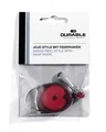 Namensschildhalter Style, rot, versenkbar, Karabiner, LANGLEBIG