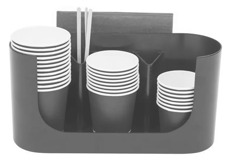 Hauptbild des Produkts Držák na kelímky "Coffee break", na 3 nápoje, plast, ALBA