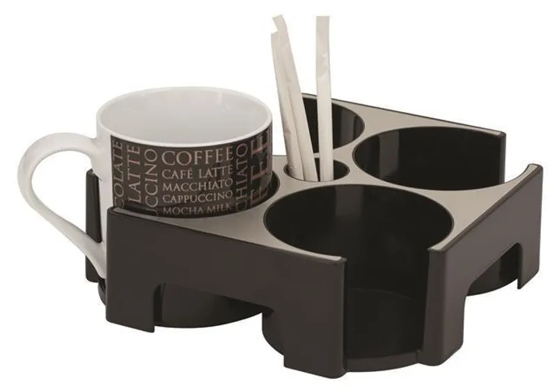 Hauptbild des Produkts Držák na kelímky "Coffee break", na 4 nápoje, hliník, ALBA