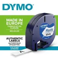 Dymo LetraTag Kunststoffband 12 mm x 4 m, weiß, 59422, S0721660